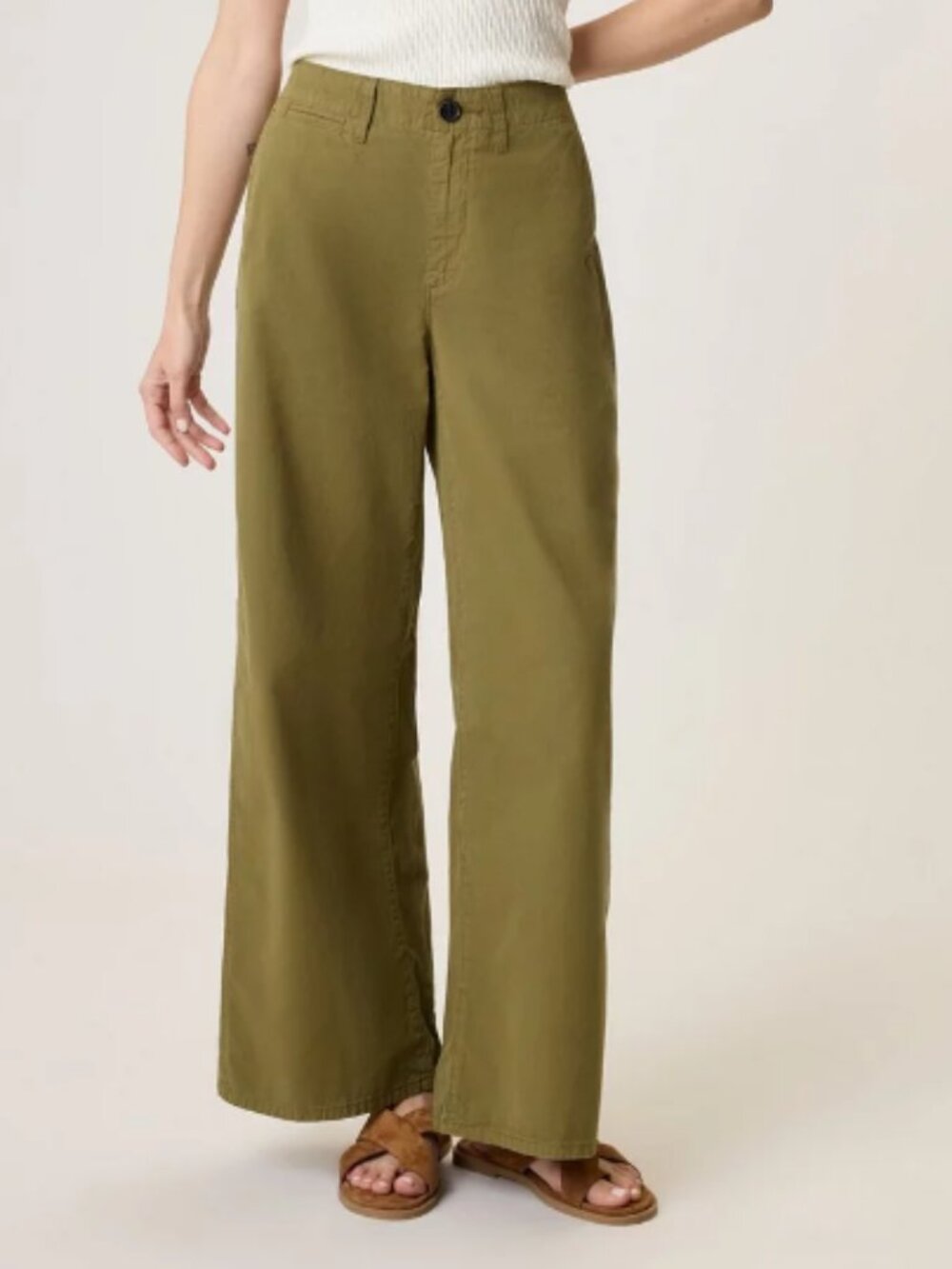 Rag & Bone Evie Cotton Wide Leg Pants Size 10